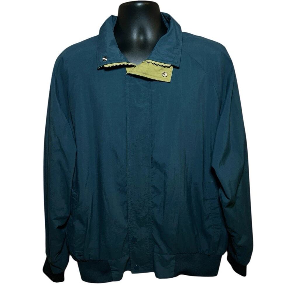 Vintage ExxonMobil‎ Work Jacket XL Auburn Sportswear Utility Windbreaker Logo